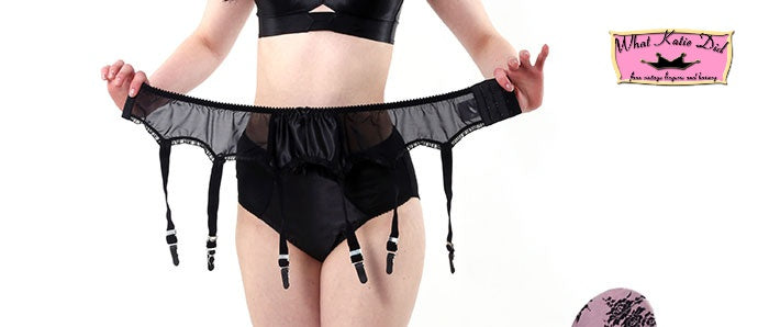 how to wear garter belt and stockings Amazon.com: Women's High Waisted Lace Garter Belt w/G-String for Thigh High  Stockings Black XXL : Clothing, Shoes & Jewelry