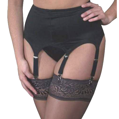 Rago 72522 Pull On Suspender Belt 6 - color Black Stockings To Go Rago 72522 Pull On Suspender Belt 6 - color Black Stockings To Go